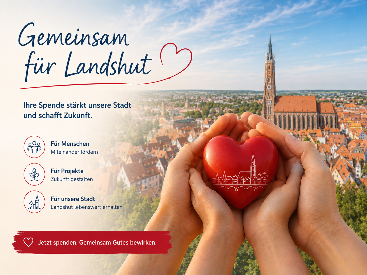 Gemeinsam für Landshut - Ihre Spende stärkt unsere Stadt und schafft unsere Zukunft